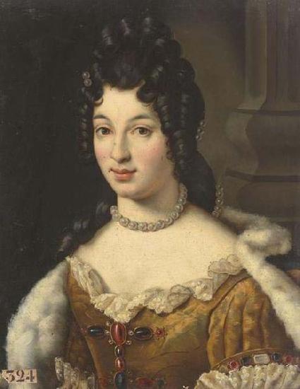 Jean-Baptiste Santerre Portrait of Maria Adelaide of Savoy Germany oil painting art